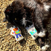 cat toy - crinkle catnip - flower-power by speckle & spot by oré originals