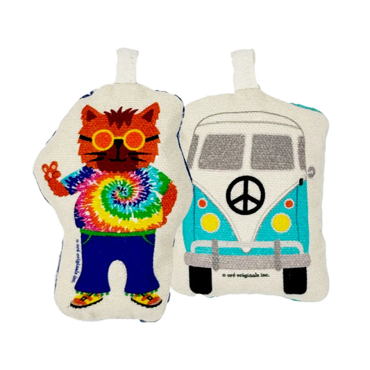 cat toy - crinkle catnip - flower-power by speckle & spot by oré originals