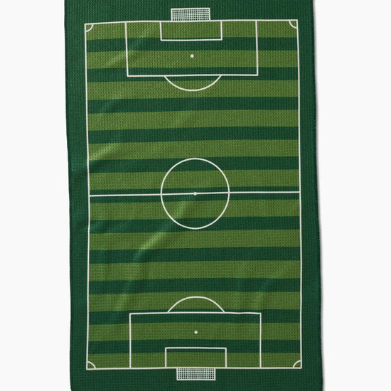 tea towel - microfiber - goal soccer by geometry house