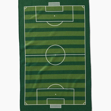 tea towel - microfiber - goal soccer by geometry house