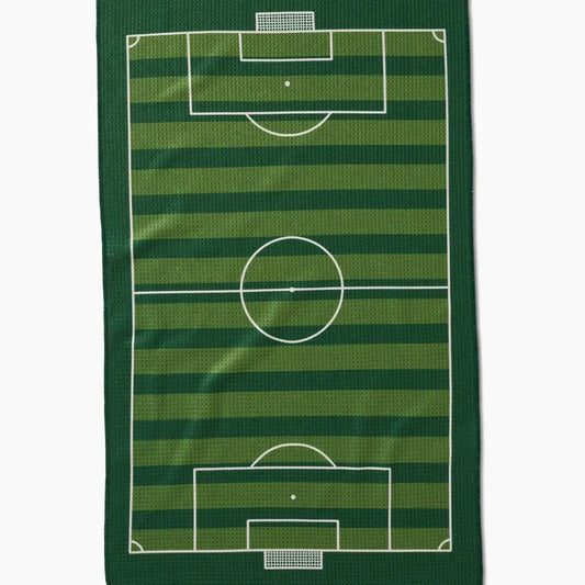 tea towel - microfiber - goal soccer by geometry house