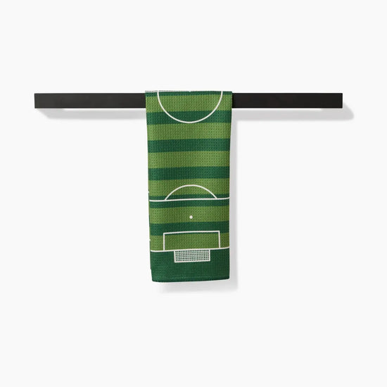 tea towel - microfiber - goal soccer by geometry house