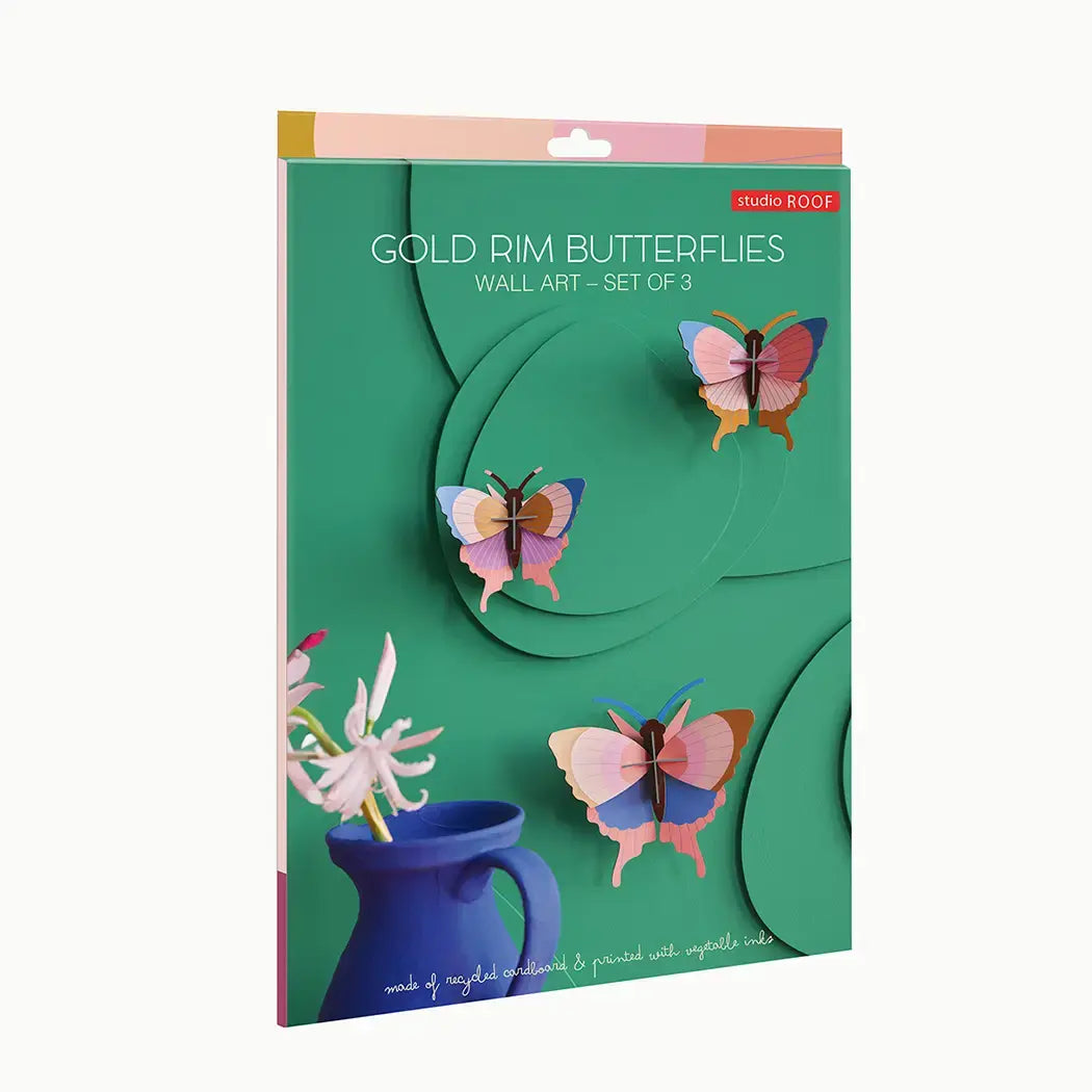 3d butterfly puzzle - set of 3 by studio roof