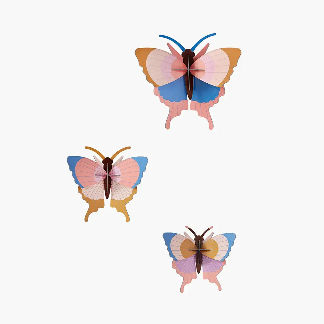 3d butterfly puzzle - set of 3 by studio roof