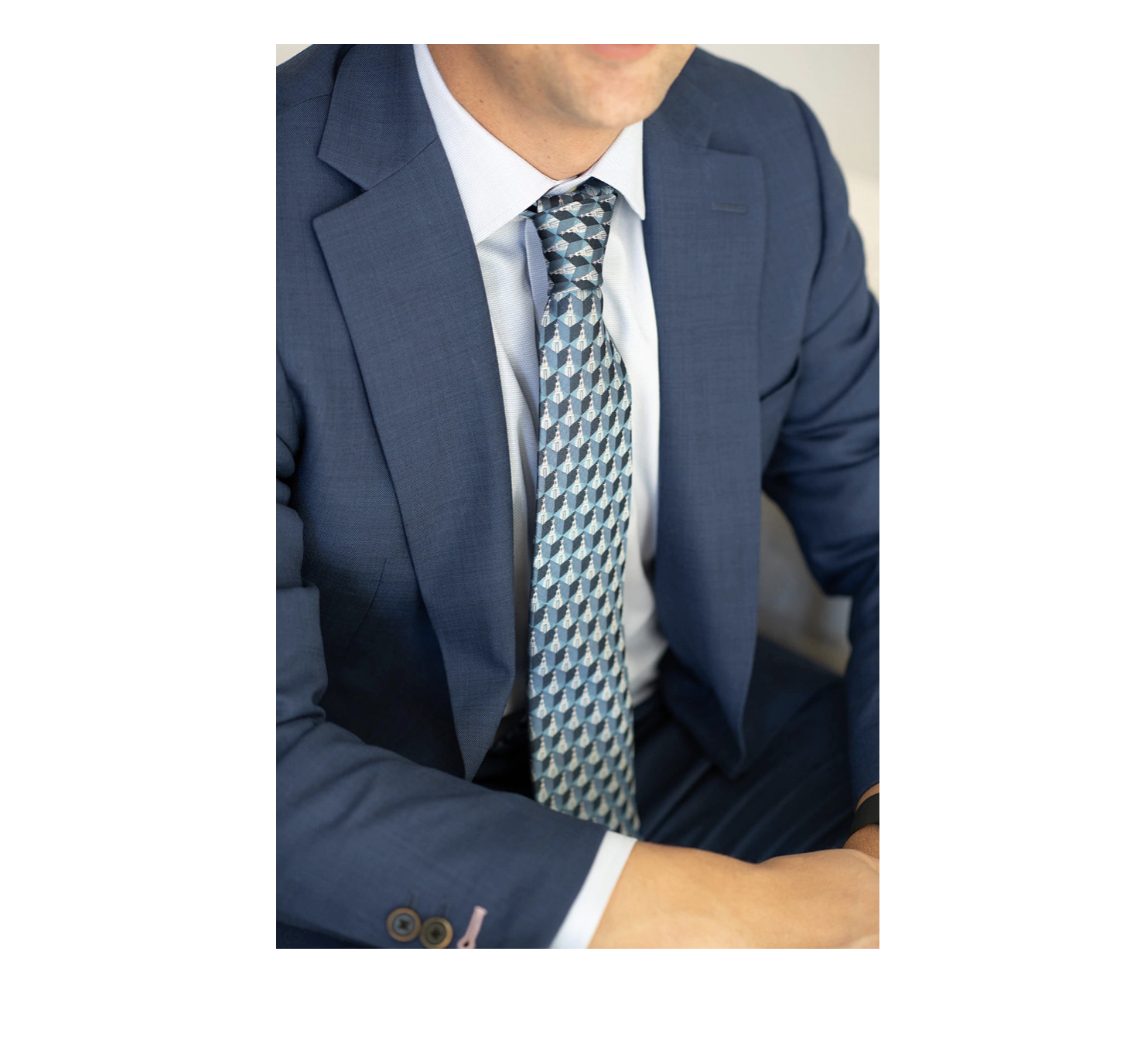 neck tie - ocu - gold star by william & lauren