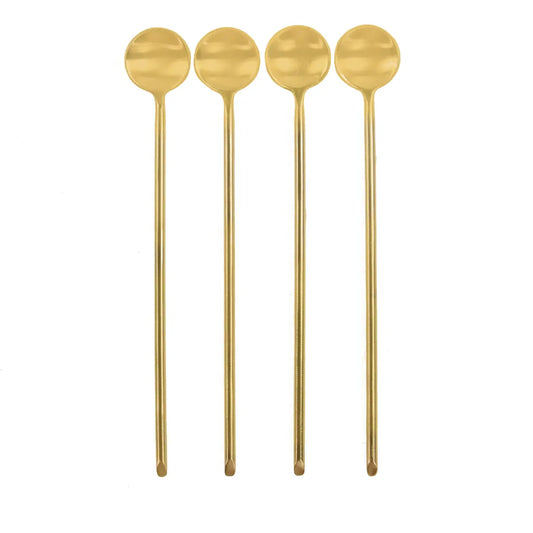 spoon - thin gold - 6.75" long by be home