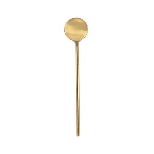 spoon - thin gold - 4.75" short by be home