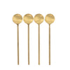 spoon - thin gold - 4.75" short by be home