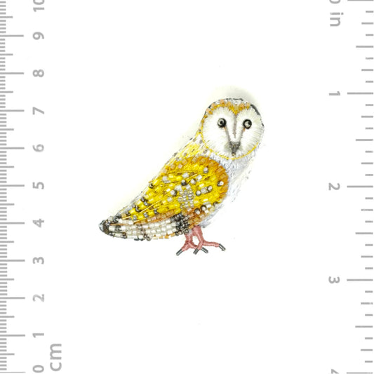 brooch pin - golden owl by trovelore