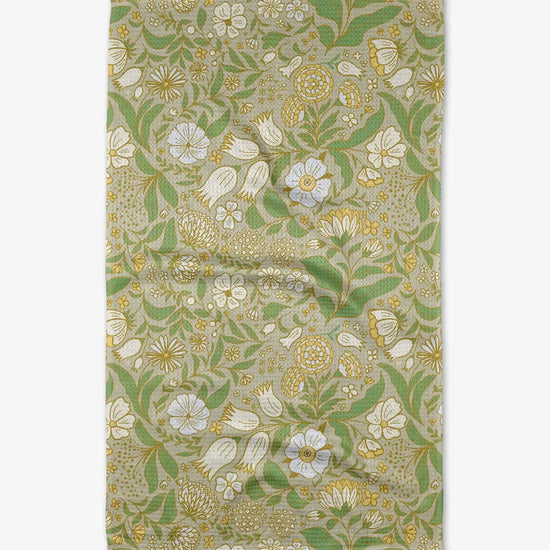 microfiber tea towel - golden summer by geometry house