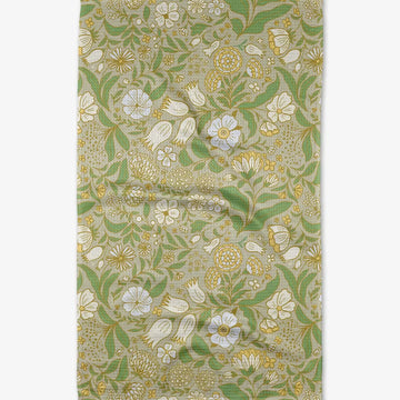 microfiber tea towel - golden summer by geometry house
