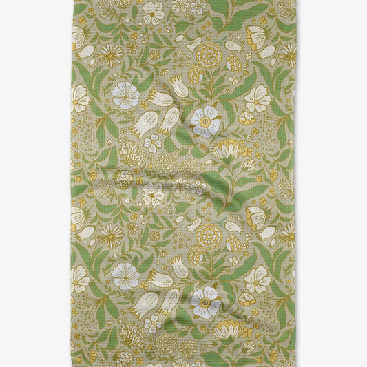 microfiber tea towel - golden summer by geometry house