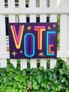 yard sign - retro - vote by good gracious