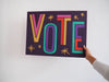 yard sign - retro - vote by good gracious