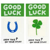 card - iron-on - good luck by hot dang press
