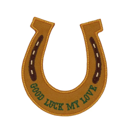 patch - iron-on - good luck my love by patch ya later