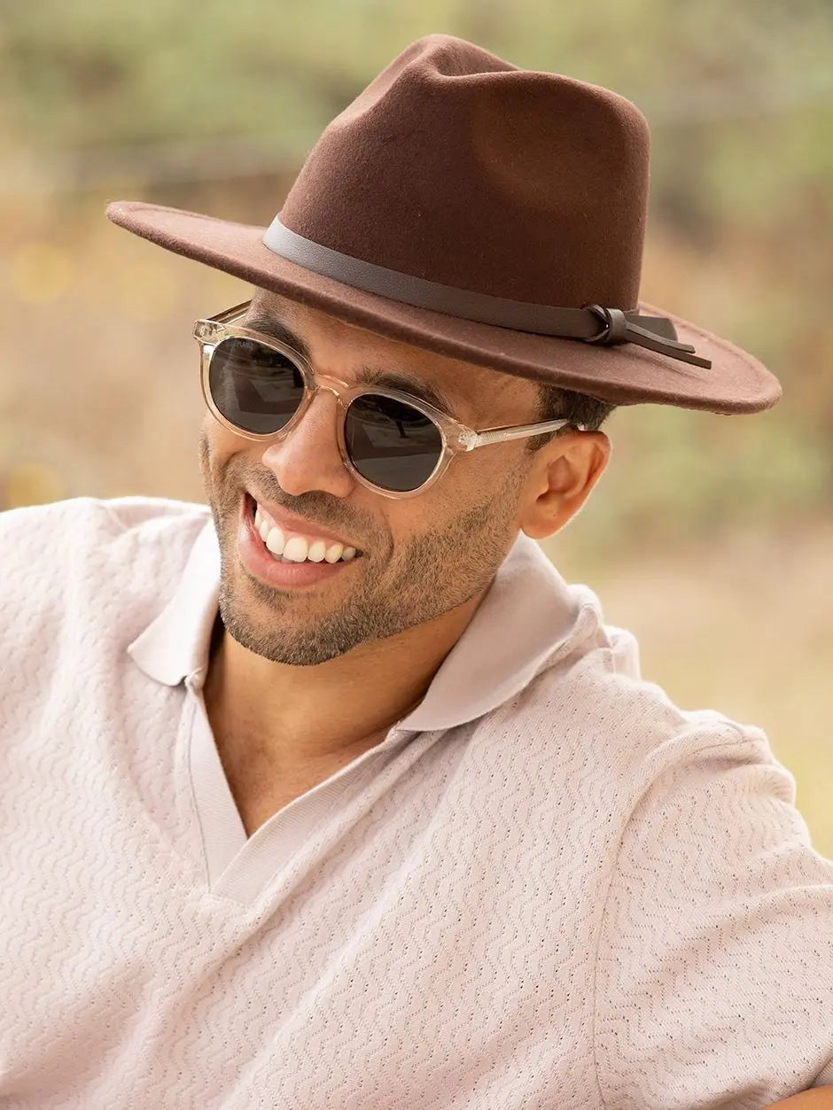 sunglasses - "gram" - crystal/polarized lens by blue planet eyewear
