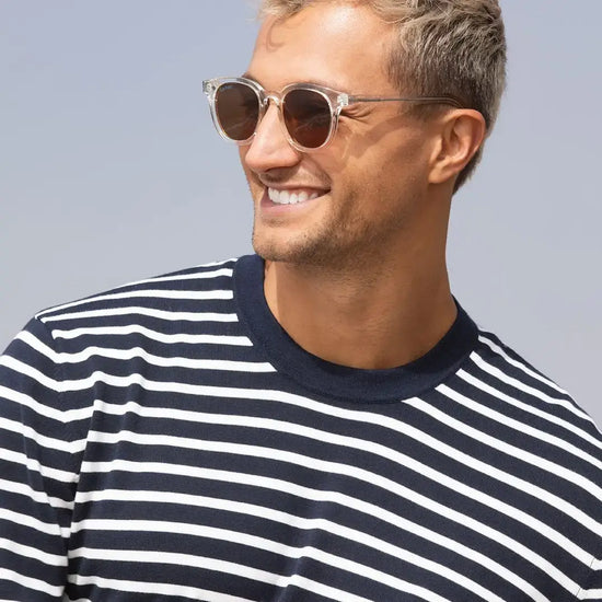 sunglasses - "gram" - crystal/polarized lens by blue planet eyewear