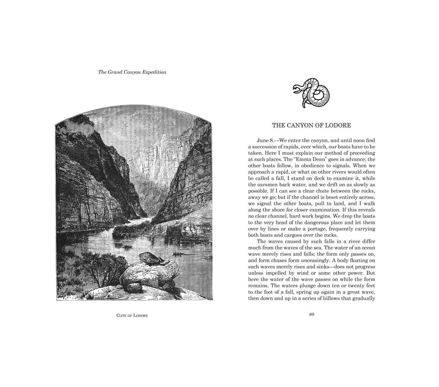 book - the grand canyon expedition by gibbs smith