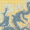 map print - 12x18 woodblock - oklahoma lakes by jace.design
