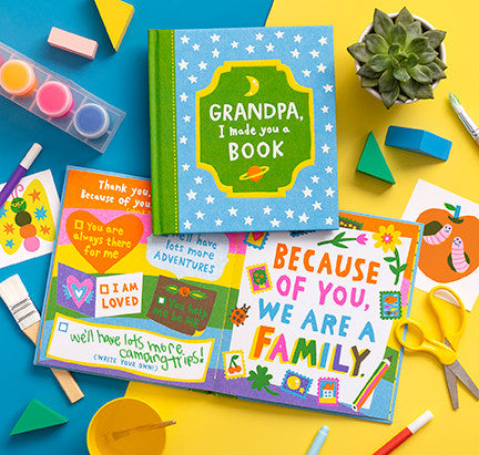 book - grandpa, i made you a book by compendium