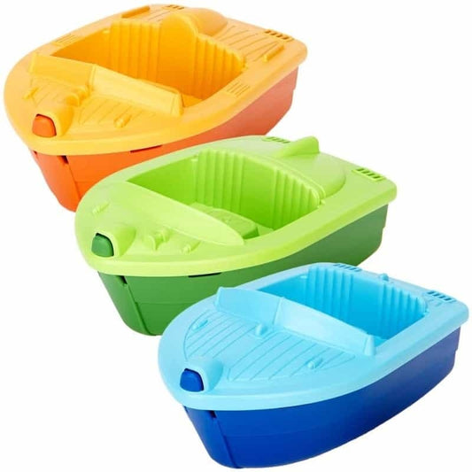 bath toy - sport boat by green toys