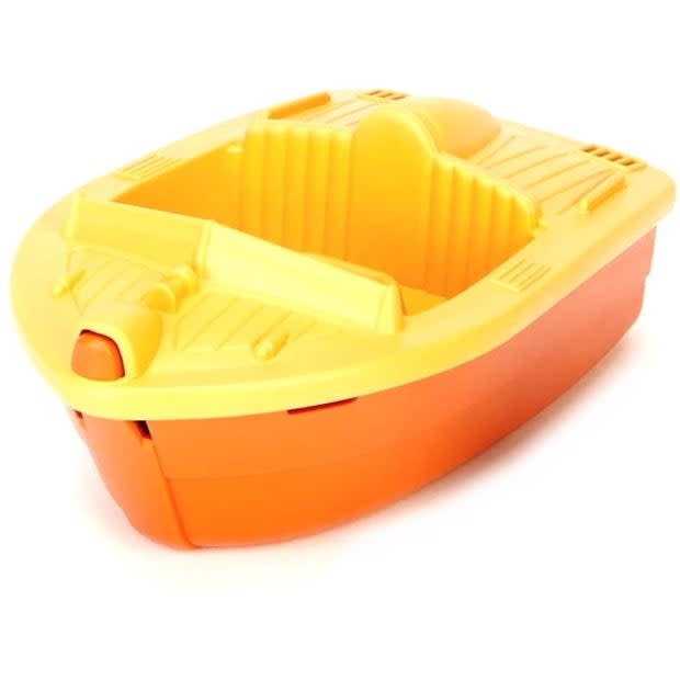 bath toy - sport boat by green toys