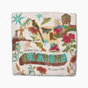 dishcoth set - microfiber - greetings from oklahoma by geometry house