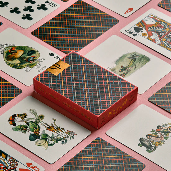 playing cards - grimmlore tartan by art of play