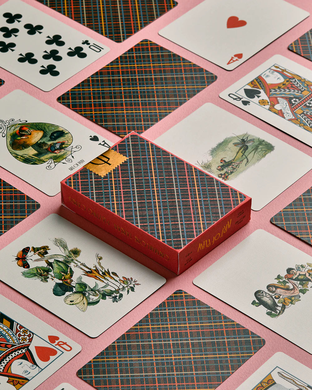 playing cards - grimmlore tartan by art of play