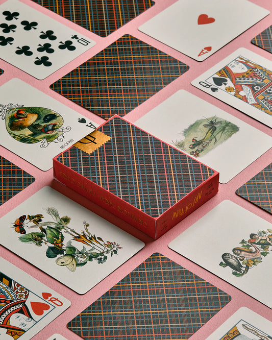 playing cards - grimmlore tartan by art of play