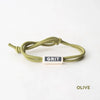bracelet - stretch cord - ceramic tag by mudlove