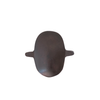 Dish Spoon Rest | Mango Wood | Black | 3.5x3.25