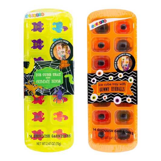 candy - ice cube tray - gummi eyeballs/bugs by redstone foods inc