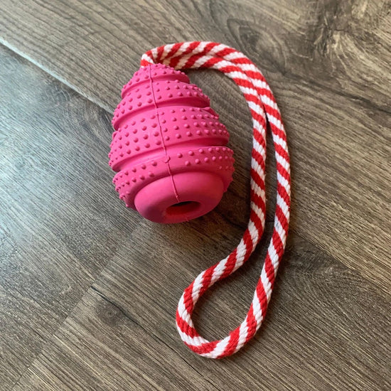 dog pull toy - natural rubber by guud brand products