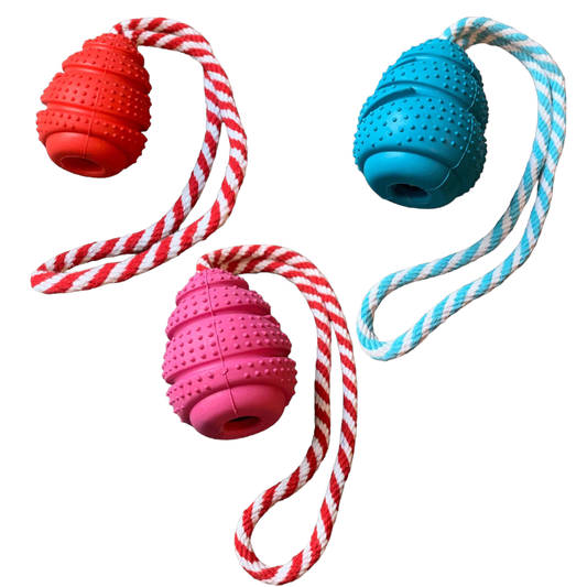 dog pull toy - natural rubber by guud brand products