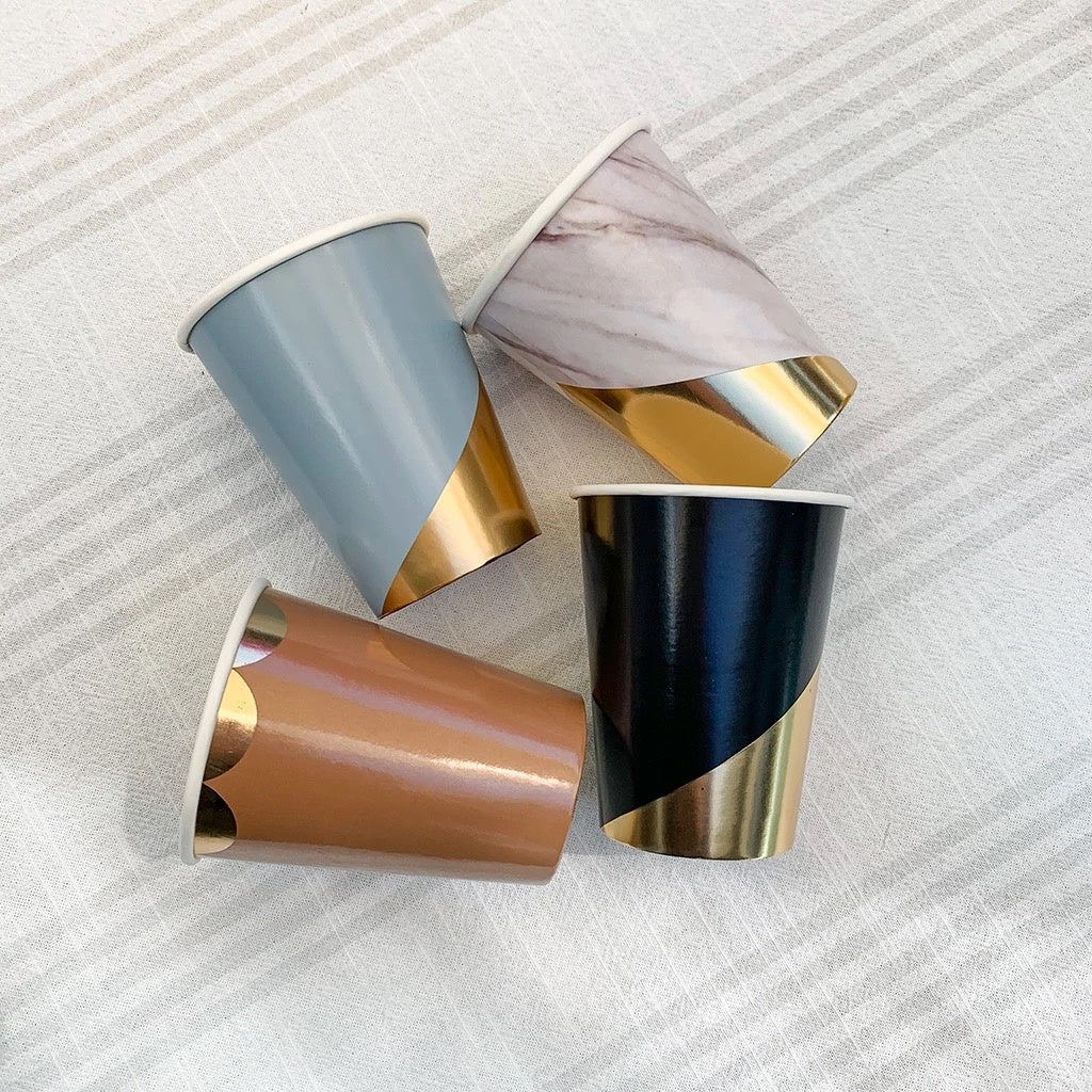 paper party cups - 16-pack by guud brand products