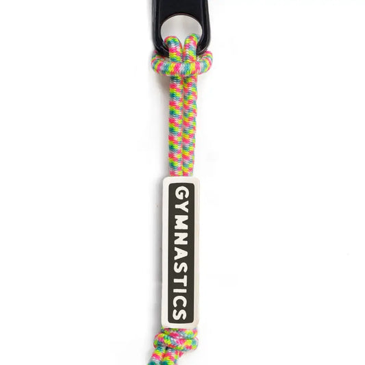 bag zipper tag - gymnastics by mudlove