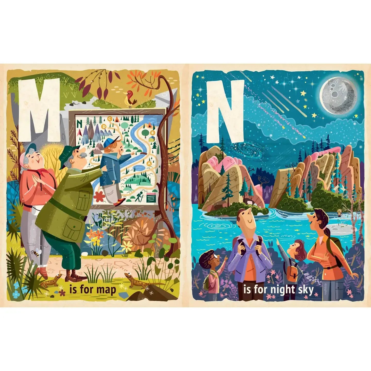 board book - alphabet - h is for hiking by gibbs smith