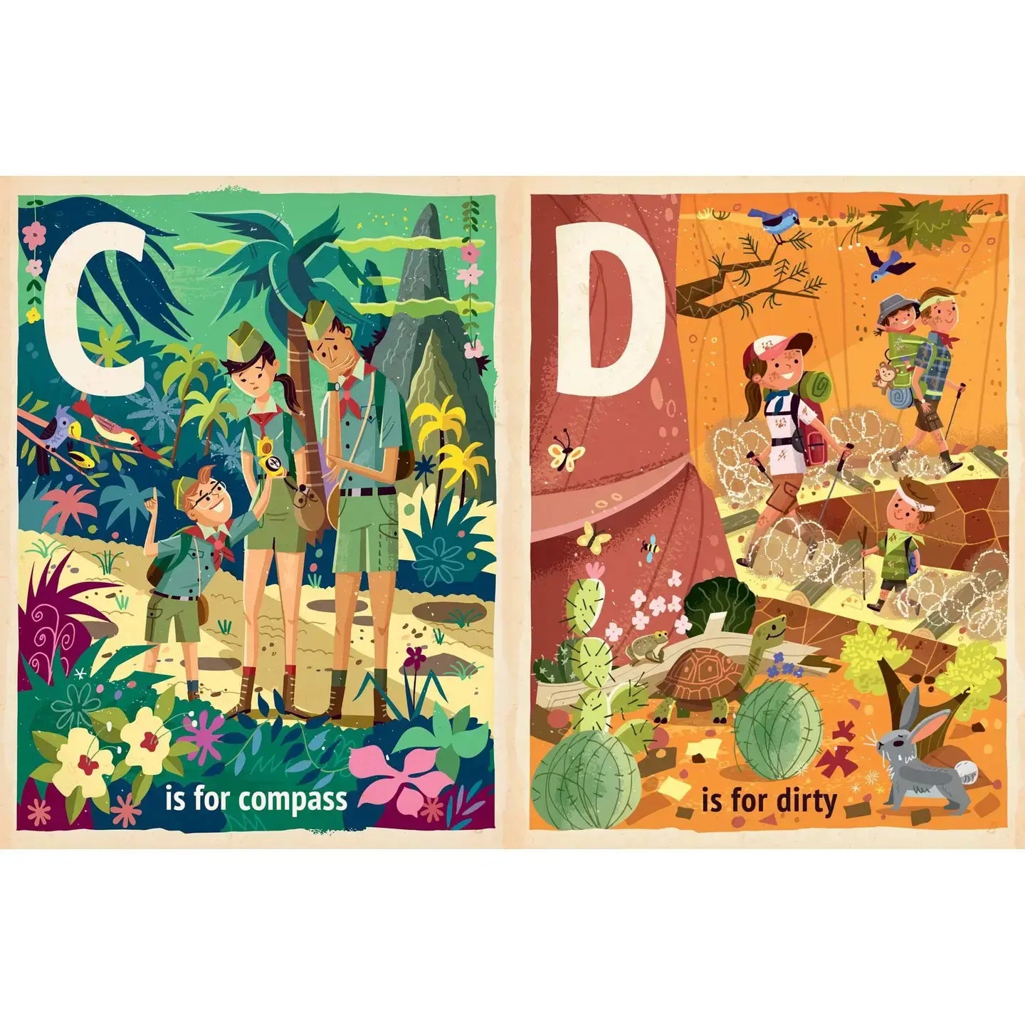 board book - alphabet - h is for hiking by gibbs smith