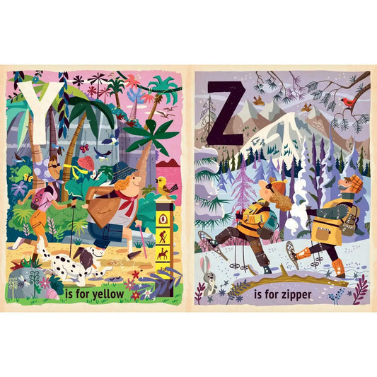 board book - alphabet - h is for hiking by gibbs smith