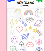 Embroidery Sheet Set | Iron-On | Charms