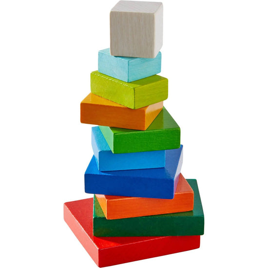 game - rainbow cube 3d arranging by haba