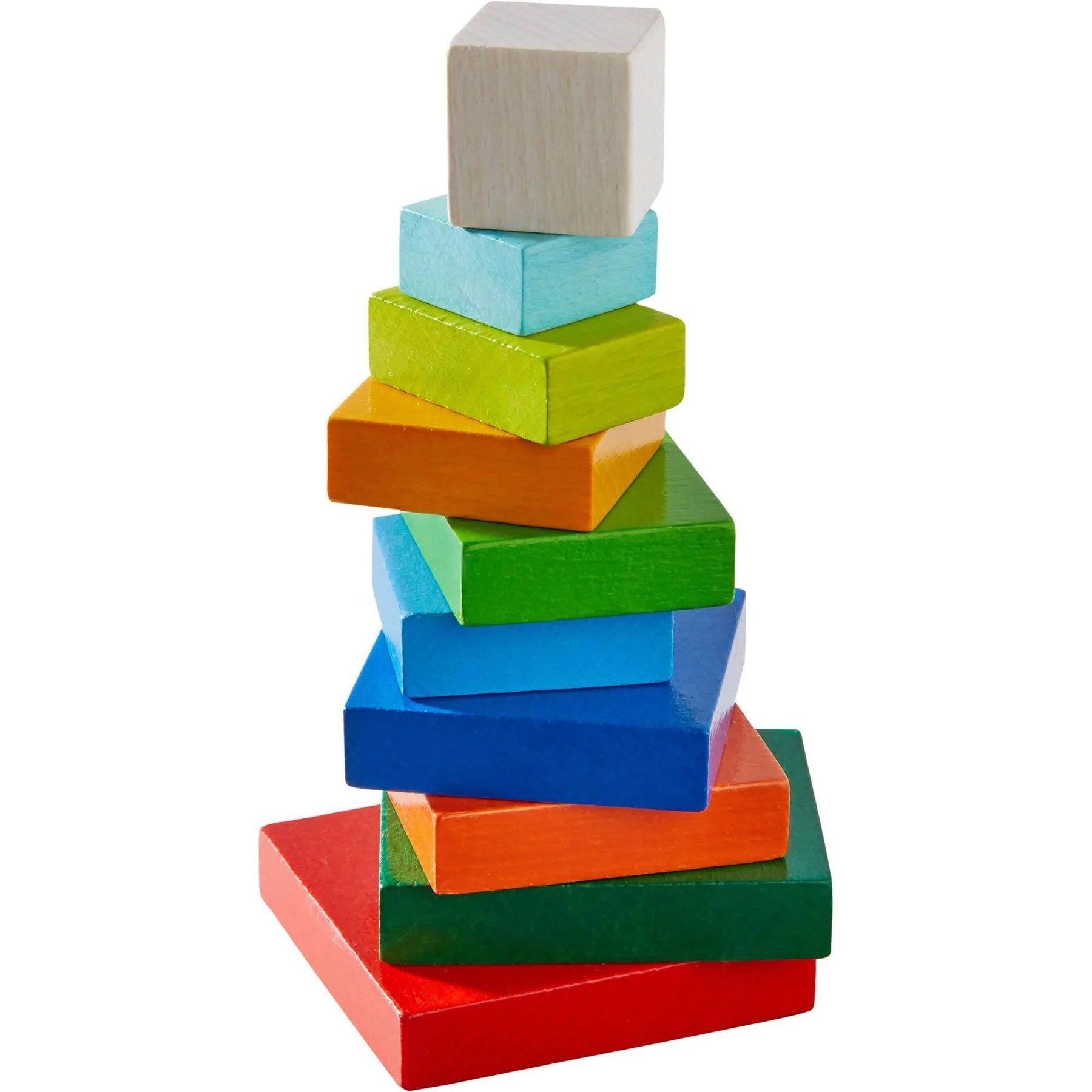 game - rainbow cube 3d arranging by haba