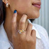 Ring | Dogwood Flower | Sterling & Bronze | Adjustable