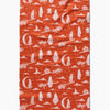 tea towel - microfiber halloween - cats & ghosts by geometry house