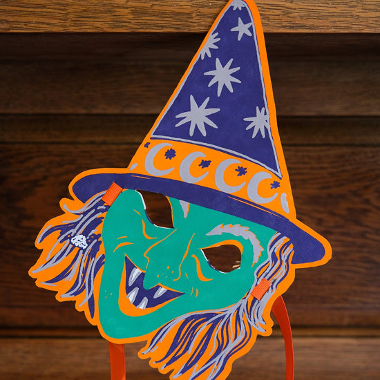 face masks - recycled cotton paper - halloween fancy dress by east end press