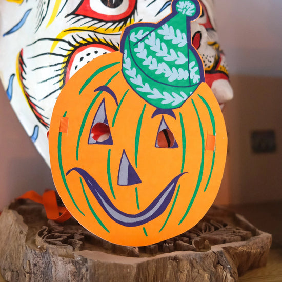 face masks - recycled cotton paper - halloween fancy dress by east end press