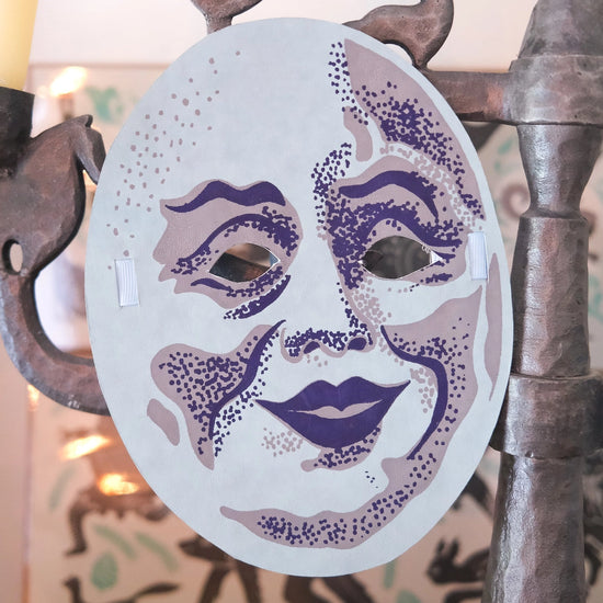 face masks - recycled cotton paper - halloween fancy dress by east end press