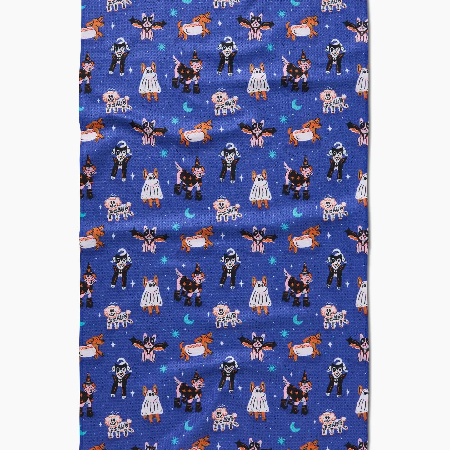 tea towel - microfiber halloween - hounds by geometry house